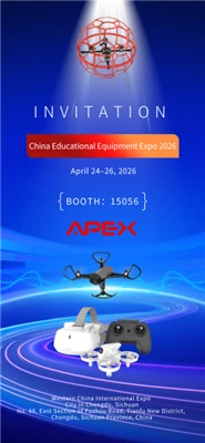 Apex Drone i singautim ol global patna long go long China Educational Equipment Expo 2026
